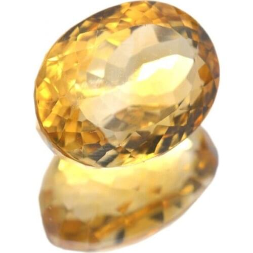 12,29 ct. Citrine Oval Cut