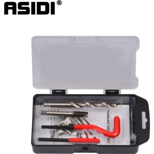 25 Piece Thread Repair Engine Tap Drill Kit M8 x 1.25 Inserts
