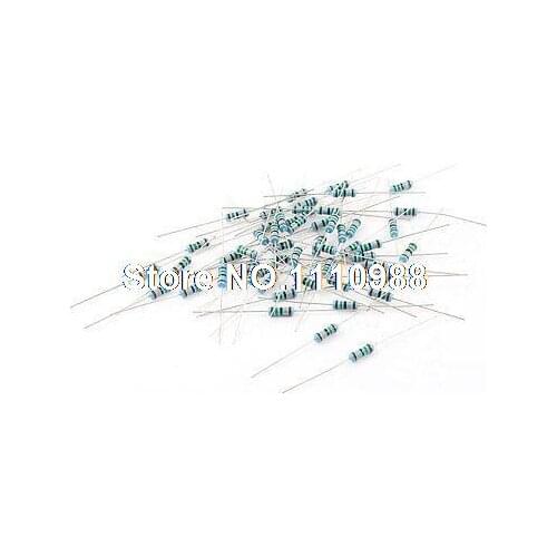 60 Pcs Axial Lead Through Hole 1/2W Watt 1% 15 Ohm Metal Film Resistor