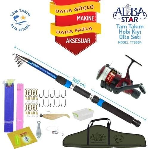 Albastar Full Suit Hobby Coastal Fishing Rod Set TTS004