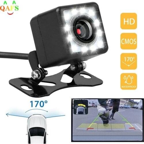 Car Rear View Backup Camera Parking Reverse Back Up Camera Waterproof CMOS 12LED
