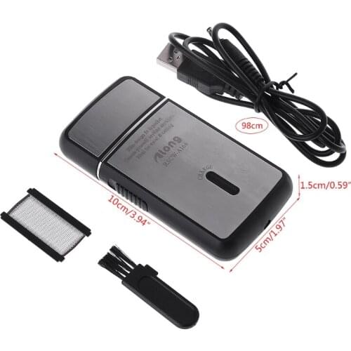 2021 New Portable Mens Electric Razor Foil Slim Shaver USB Rechargeable Travel House