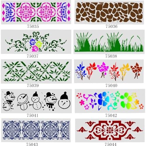 Flourishing flower Layering Stencils for Diy scrapbook/photo album Decorative Embossing coloring,painting stencil,home decor
