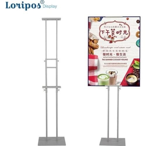 Pop Double Sided Poster Rack Promotional Banner Storage Rack Banner Display Stand Advertising Poster Floor Standing Banner Rack