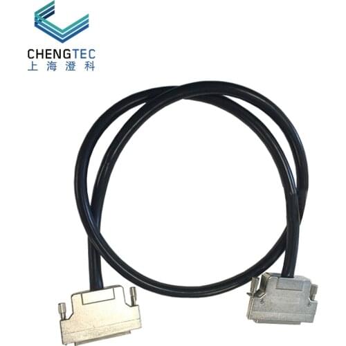 SH68-68 dual SCSI female shielded cable connects NI data acquisition card and terminal board