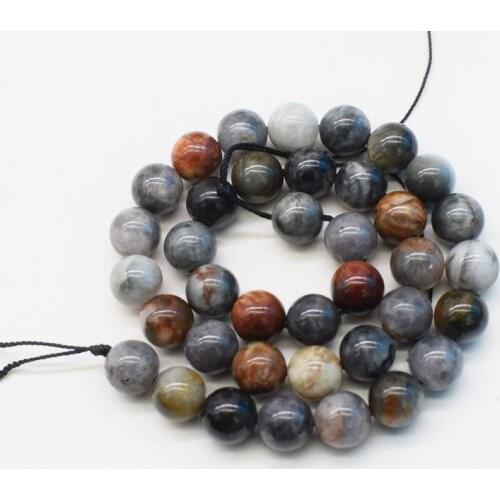 Loose beads Eagle eyed agate round 6/8/10MM 14" for DIY jewelry making FPPJ wholesale beads nature gem stone