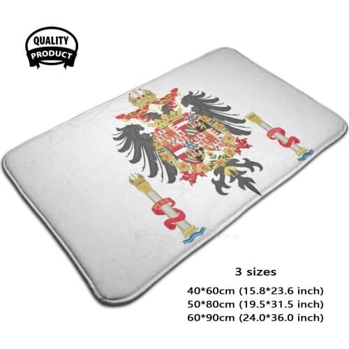 The Coat Of Arms Of V Soft House Family Anti-Slip Mat Rug Carpet V I Holy Roman Emperor Austria Spain Emperor Emperor