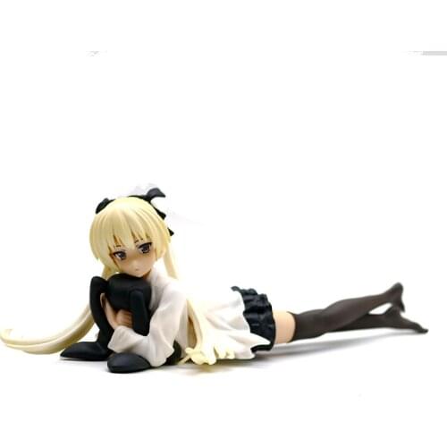 22CM NEW Anime Game Yosuga no Sora Prone position character Model Car decorations toys Collection Gift