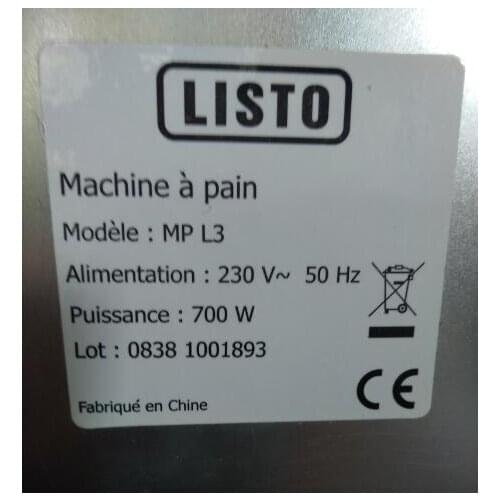 100% New Breadmaker Toothed Belt For Listo-MPL3 Bread Maker Machine Belt