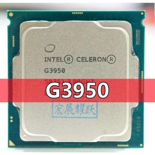 Intel Celeron Processor G3950 CPU LGA 1151 14 nanometers Dual-Core 100% working PC computer properly Desktop Processor