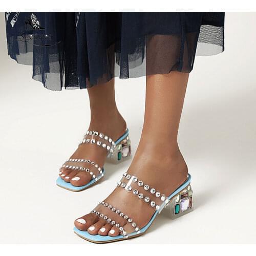 Sgesvier PVC Transparent Comfort Summer Women Slippers Shoes Outdoor Luxury Crystal Women Slides Casual Beach Womens Flip Flop