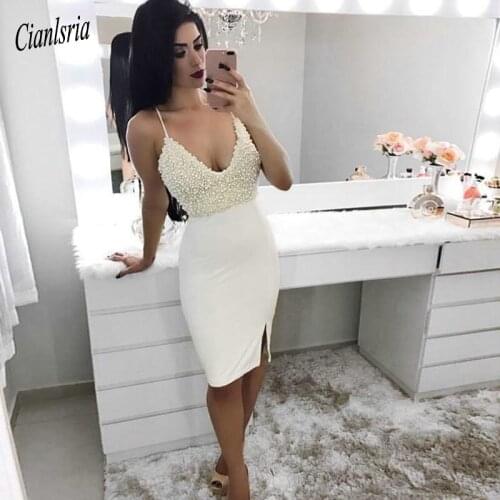 Sexy Mini Short Beaded Homecoming Dresses 2020 Cocktail Dresses vestidos de graduacion Backless Prom Gown