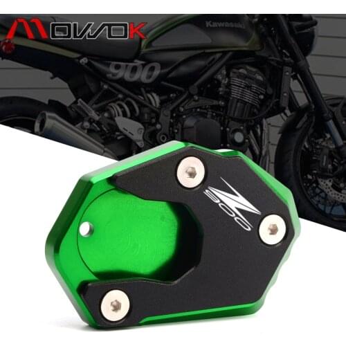 For KAWASAKI Z900 Z900RS z900 z900 rs 2017 2018 2019 Motorcycle CNC Side Stand extension plate kickstand foot enlarger