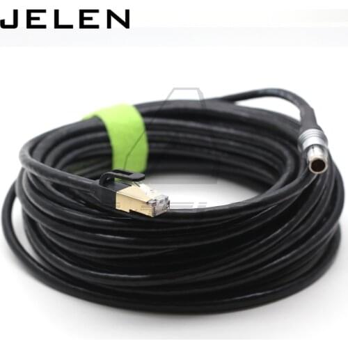 8 pin to RJ45 etheret for Phantom VEO 4k high-speed camera is connected to the computer to transfer the data cable