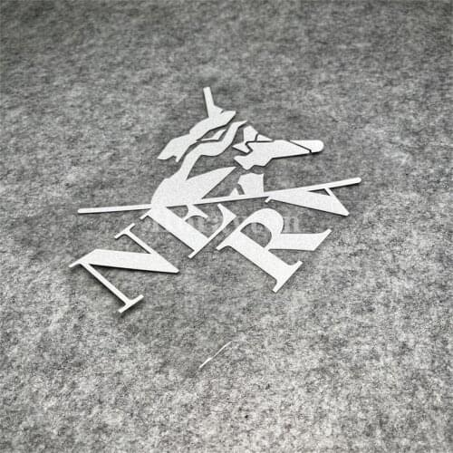 Car Sticker Guitar Auto Window Rear Windshield Door Motorcycle Decals for Classic Robot Anime NERV Machine Army