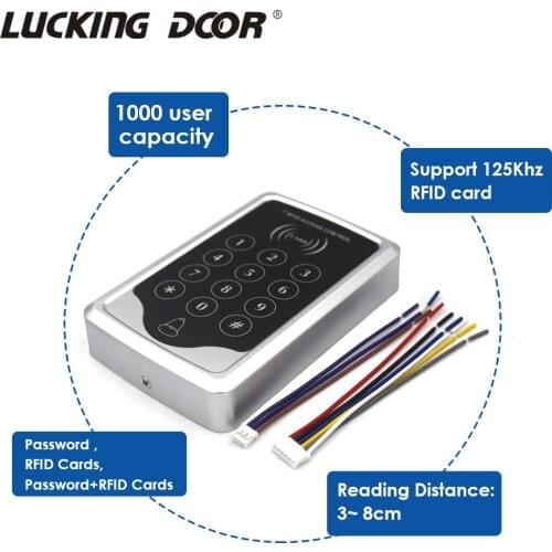 Standalone Access Controller RFID Access Control Digital Panel Keypad Card Reader For Access Control Entry Security System
