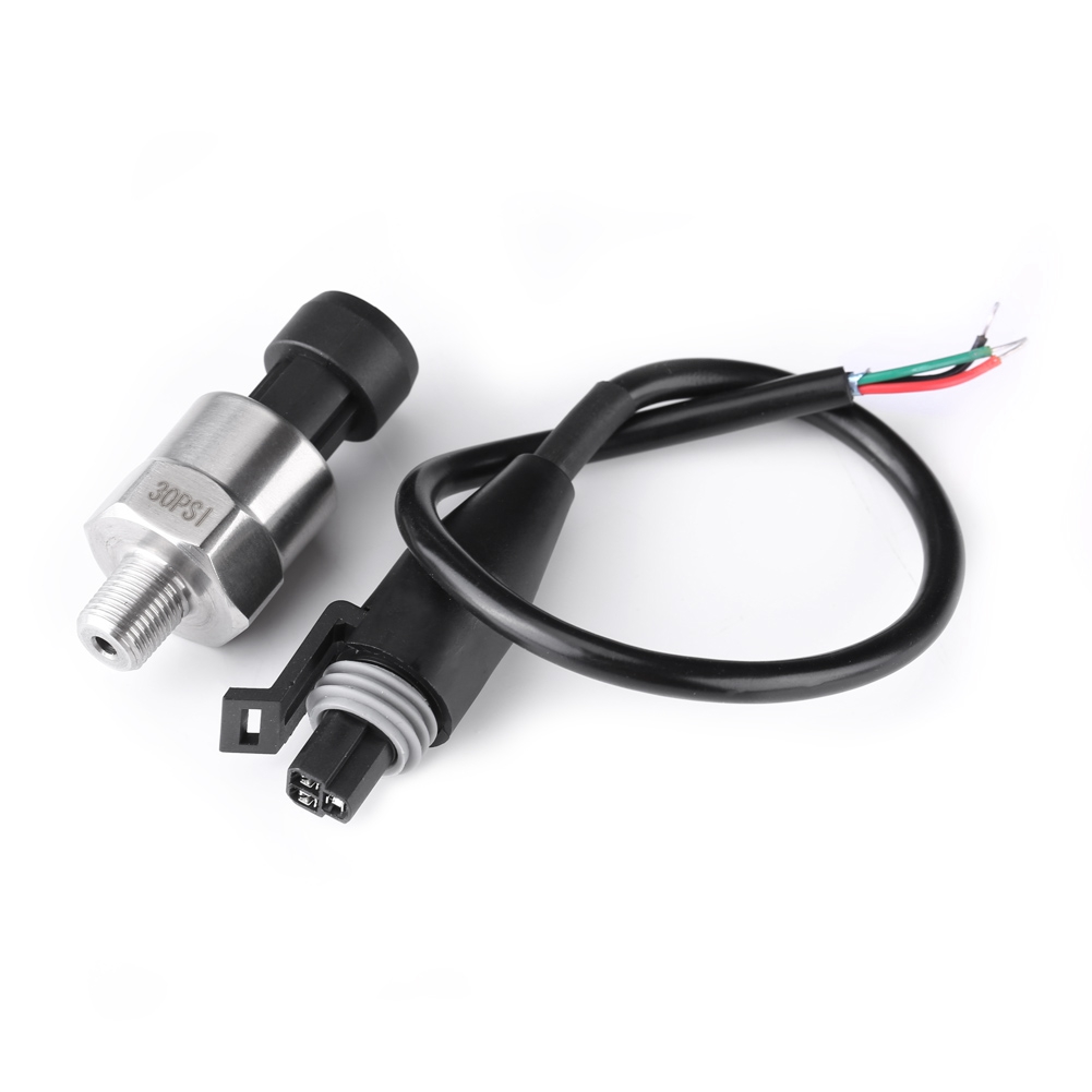 30/100/150/200/300/500psi Pressure Transducer DC 5V 1/8NPT Thread Pressure Sensor Transmitter for Oil Fuel Diesel Air Water