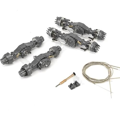 1/14 Rc Tractor Trailer Truck Differential Lock Metal Drive Axles For Tamiya Scania R620 56323 MAN TGX 56325 Benzz 1851 3363 48