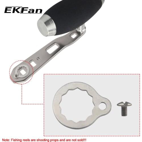 EKFan 1pcs Left Hand Right Hand Plate For T-shape Fishing Handle Knob Fishing Tool