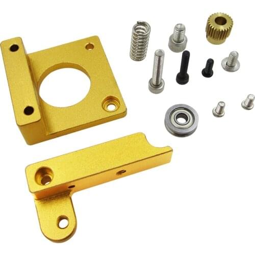 1 set MK8 extruder aluminum block DIY kit Makerbot dedicated single nozzle extrusion head aluminum block Positive direction