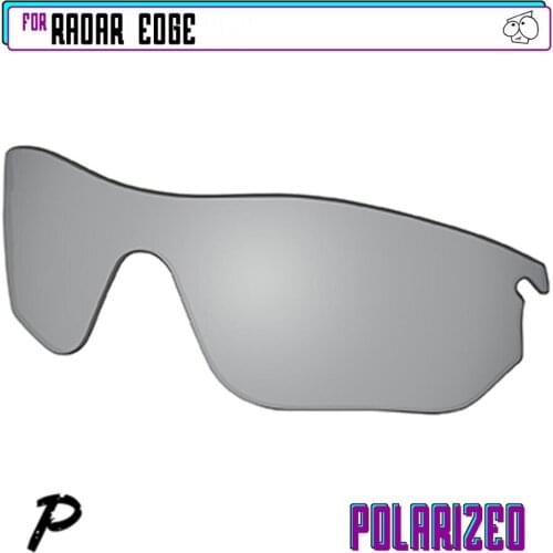 EZReplace Polarized Replacement Lenses for - Oakley Radar Edge Sunglasses - Silver P