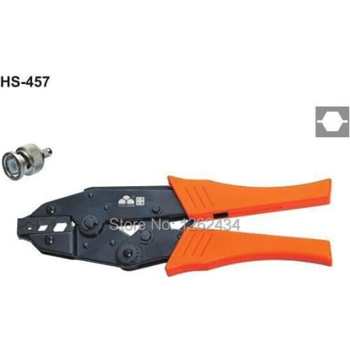 HS-457 RATCHET CRIMPING PLIER (EUROPEAN STYLE)4C,5C,7C,CABLE