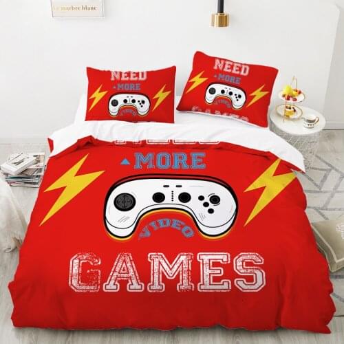 Bedding set Duvet cover 220x240 bed linen 2 sp For home gamer Game console 3d bedclothes Queen King Single Full Double Size