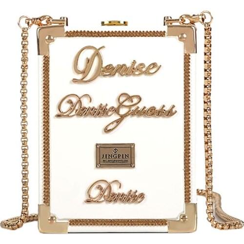 Leather Metal Perfume Bottle Crossbody Bag Womens Chain Mini Clutch Bag 2020 Women Handbag Fashion Party Girl Femme Evening Bags