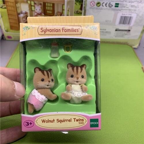 Geniune Sylvanian Doll Families Dollhouse Animal Figures furniture set clothes house food without package