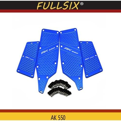 Motorcycle Accessories Front and Rear Footrest Footboard Step Motorcycle Floorboards Foot Pegs For KYMCO AK550 AK 550 ak550