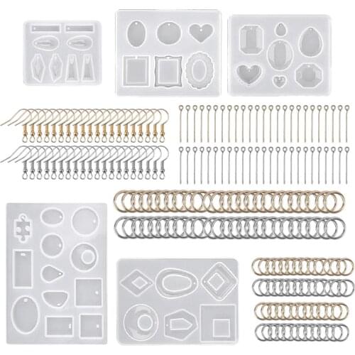 195pcs Earring Making Kit 100pcs Jump Rings for Jewelry Pendants DIY Earring