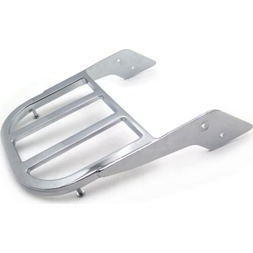 Aftermarket free shipping Chrome Sissy Bar Luggage Rack For 2002-2004 Honda VTX 1300C /2002-2011 VTX 1800C /2005-2011 VTX 1800F