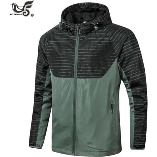 Brand Clothing Men`s Streetwear Harajuku Windbreaker Sports Thin Basebal Jacket Hooded Casual Cardigan Motorcycle Bomber Coats