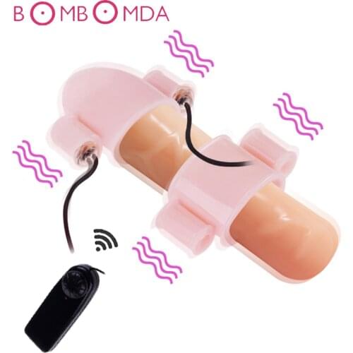 Remote Control Penis Vibrators Glans Trainer Delayed Ejaculation Male Masturbator Penis Massager Adult Products Sex Toy For Men