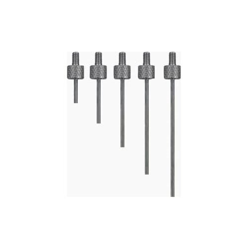 5pcs M2.5 tungsten steel flat head Dial gauge probe, needle tip probe for dial indicator, height measuring needle height gauge