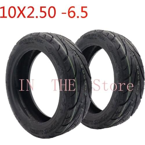 High quality 10x2.50-6.5 vacuum tire folding micro electric scooter thickened explosion-proof tubeless tire