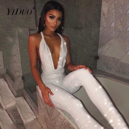 YIDUO Womens Evening Trouser Overalls