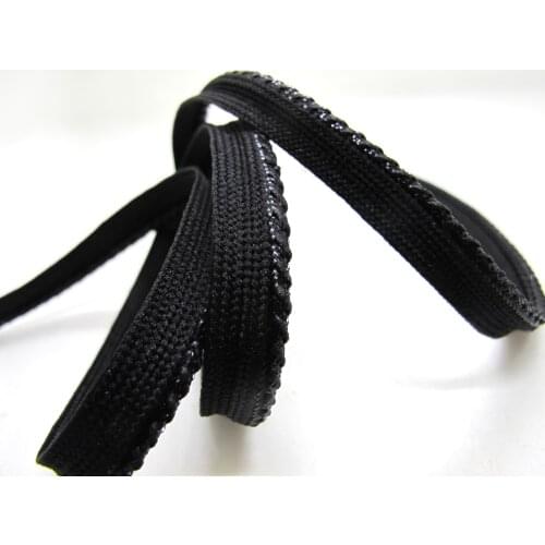 5 Yards 7mm BLACK Piping Lip Cord Trim|Pillow Cushion Trim|Upholstery Edging Trim Sewing Supplies
