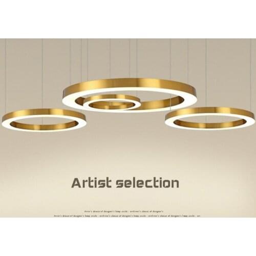 Acylic Retro American Gold Minimalism Pendant Light Iron For Dining Room Restaurant Bedroom Study Room Living Room LED bulbs