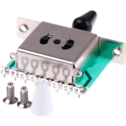 Electric guitar switch gear black white knob third gear tone switch electric guitar accessories