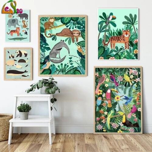 Diamond Mosaic Full Display 5d Diy Diamond Painting Diamond Embroidery Tiger Panda Leopard Parrot Jungle Hobbies And Crafts