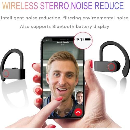 A9 Bluetooth Earphones TWS 5.0V Waterproof HD Stereo Wireless earbuds Noise Cancelling Gaming Headset бонус новичкам