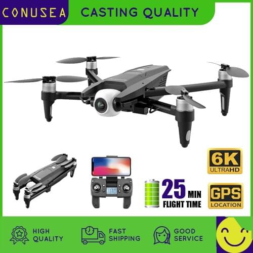 2020 New S137 Drone 6K GPS HD Dual Camera 1500M Two Axis Gimbal Brushless TF Card 5G WiFi FPV Flight 25 Min Professional RC Dron
