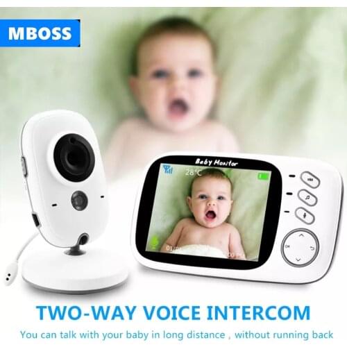 VB603 Video Baby Monitor 2.4G Wireless with 3.2 Inches LCD 2 Way Audio Talk Night Vision Surveillance Security Camera Babysitter