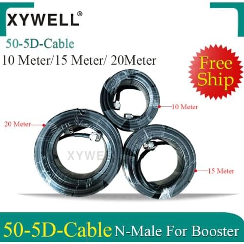 10/15/20/30Meter 50ohm Cable Top Quality 5D Coaxial Cable N Male to N male for 2g 3g 4g Signal Booster Repeater and 4g Antennas