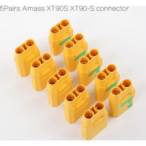 Wholesale Amass Anti Spark XT90S XT90-S Male Female FPV Drone Battery Connector Plug update XT90 for FPV Lipo Battery Connector