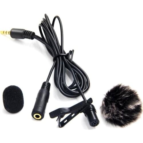 Nicama LVM4 Lavalier Lapel Clip On Microphone Professional Singing Gaming Recording Mini Condenser Mic for Smartphone/DSLR/PC