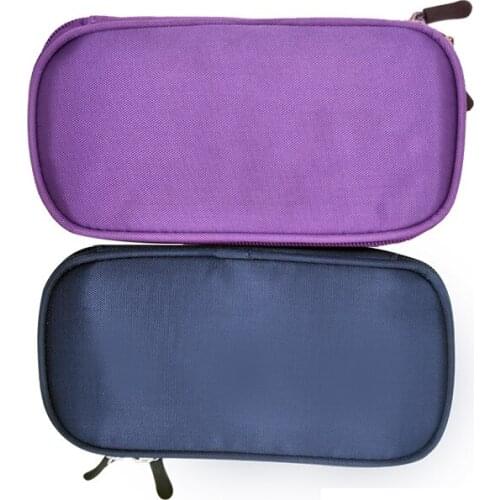 Portable travel diabetic insulin cooler bag refrigerated storage box cool bag medical insulated travel case ice pack with temperature display