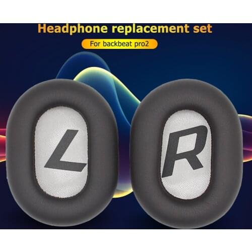 Protein Leather Ear Pads Cushion Portable Entertainment Earphone Supplies for Plantronics Backbeat Pro 2 SE 8200UC