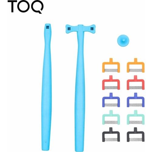 Dental Orthodontic manual IPR Stripping System Kit for Polishing Oral Surface Cleaning Saw Tooth Scraper Implant Clean Tools